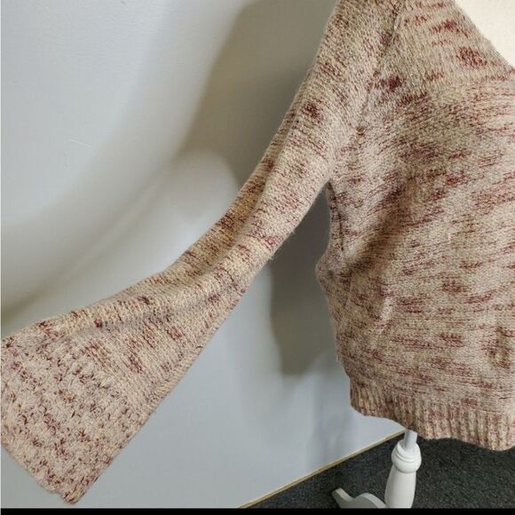 FREE PEOPLE sweater v-neck Stella softly oversized alpaca knit S - Picture 3 of 7